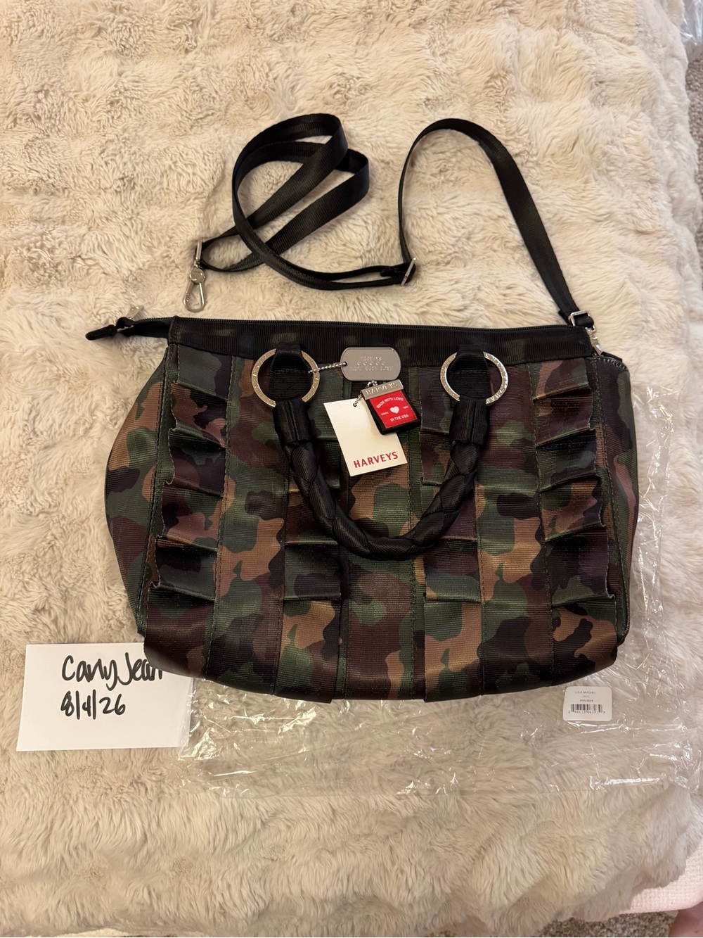 Harveys Camo Lola Satchel
